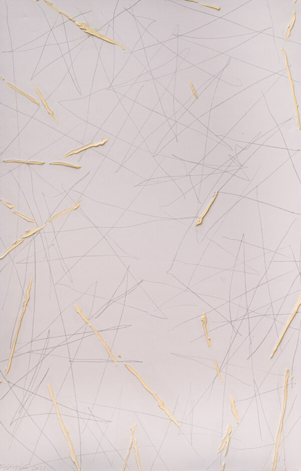 Obraz abstrakcyjny z dynamicznymi liniami