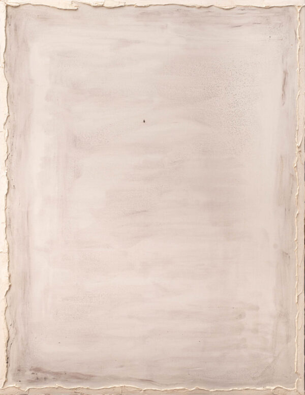 Obraz abstrakcyjny, biało-szary z bordiurą, minimalistyczny