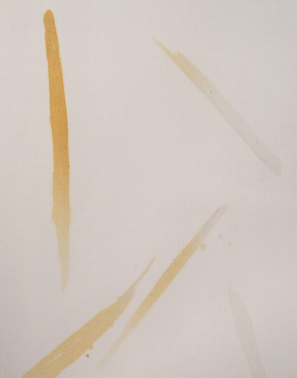 Obraz abstrakcyjn, minimalistyczny, ze złotymi liniami