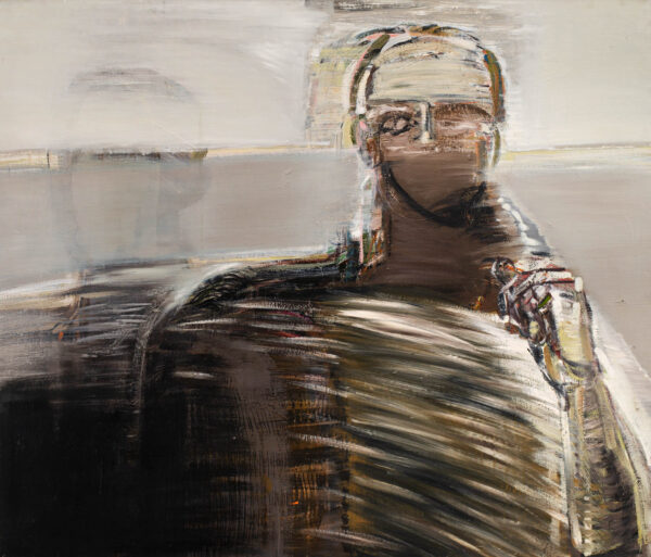 Popiersie człowieka z zatartą twarzą