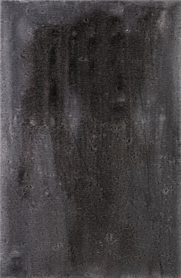 Obraz abstrakcyjny z szarym gradientem, minimalistyczny