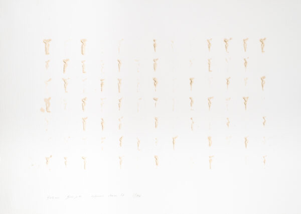 Papier z zmultiplikowanymi wyciskami w oleju figury