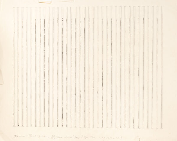 Papier pokryty pionowymi liniami