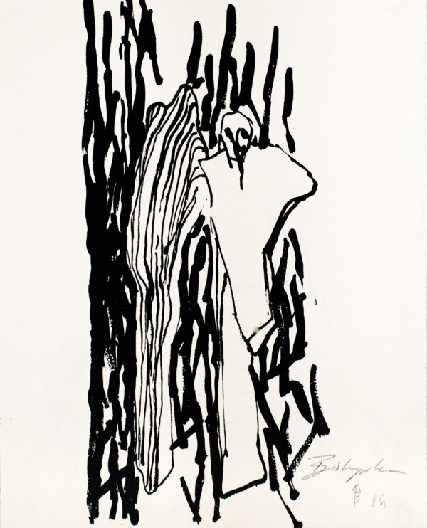 Szkic rzeźby z serii Płytowce