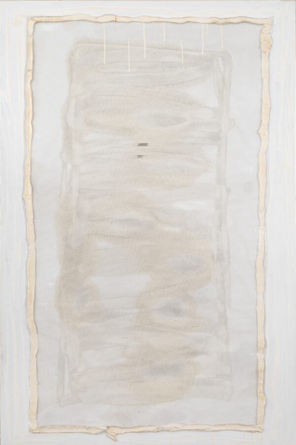 Obraz abstrakcyjny, bialy, z fakturą