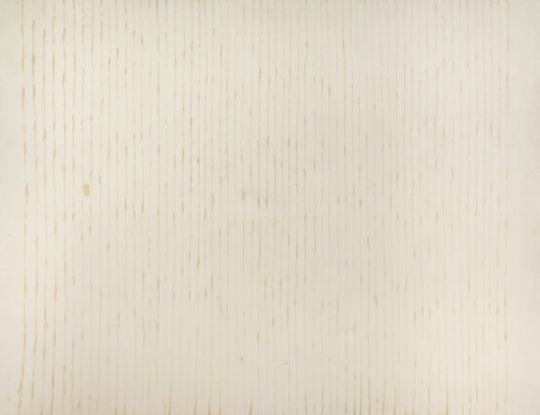 Obraz z liniami pionowymi na białym płótnie