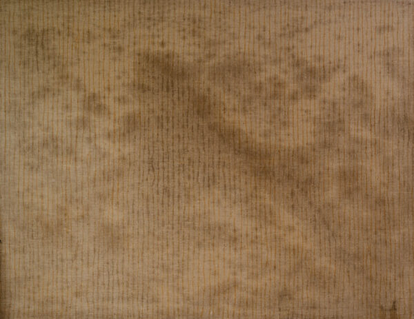 Obraz z liniami pionowymi na surowym płótnie